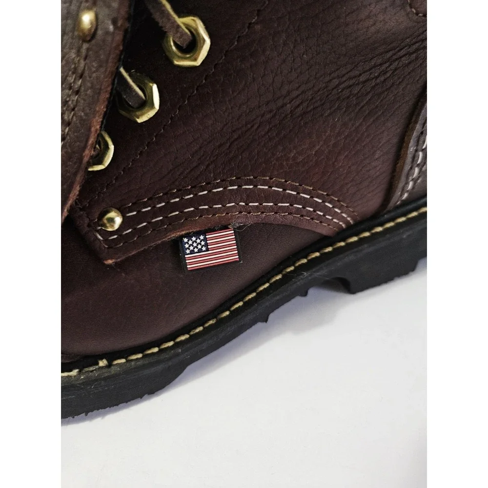 CAROLINA‎ MEN'S EXTERNAL METGUARD WORK BOOTS 508  Broad Toe Size 6.0 D